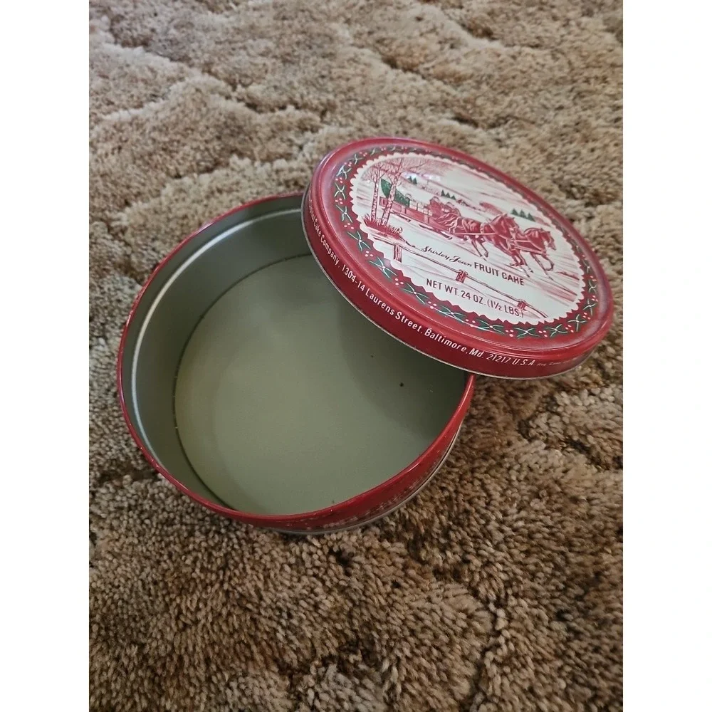 Vintage Shirley Jean Fruit Cake Tin